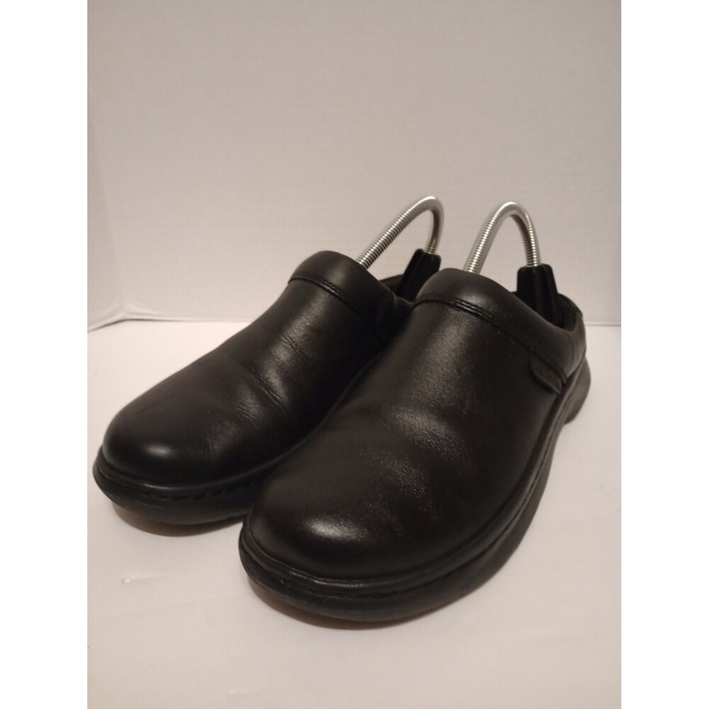 Clarks ClarksPro Clog Black Leather Professional Non-Slip Size 9M